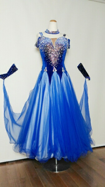 楽天市場】社交ダンス 衣装 ドレスk147 : レンタルショップRIO