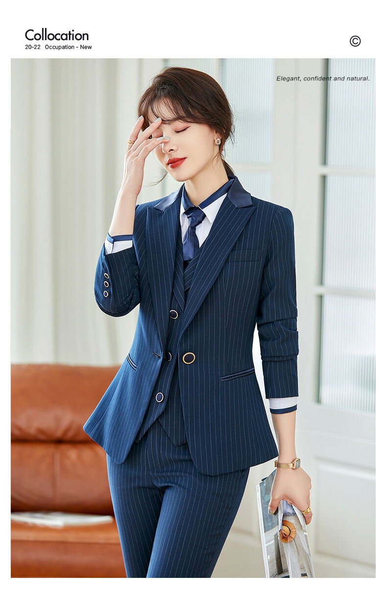 楽天市場】ストライプスーツ 2点/3点/4点セット選択可 縞々柄