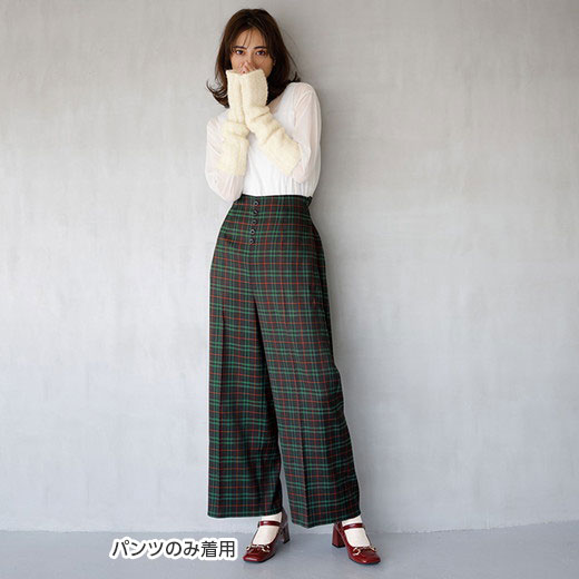 楽天市場】【2点セット】レトロタータンチェック柄セットアップ