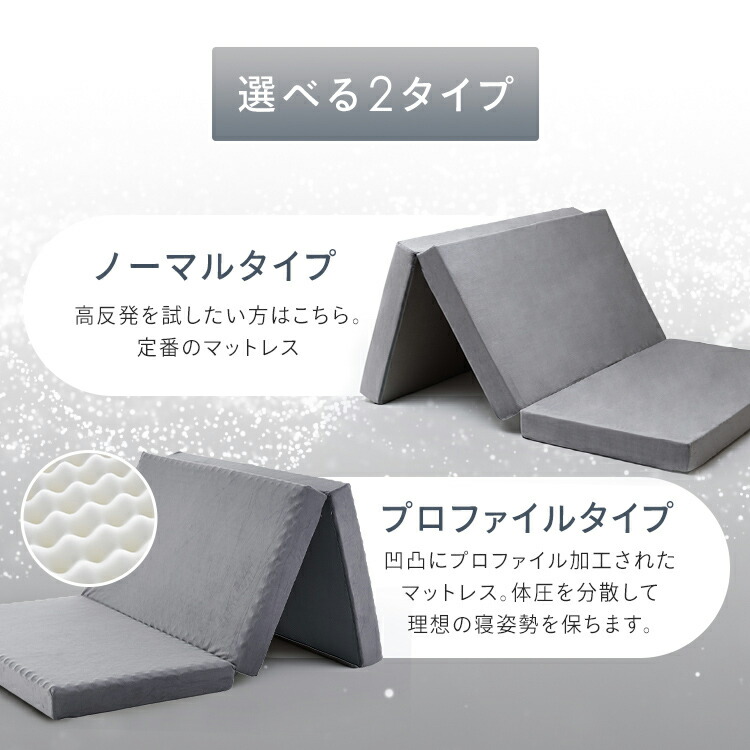 楽天市場】マットレス 折りたたみ 三つ折り シングル セミダブル