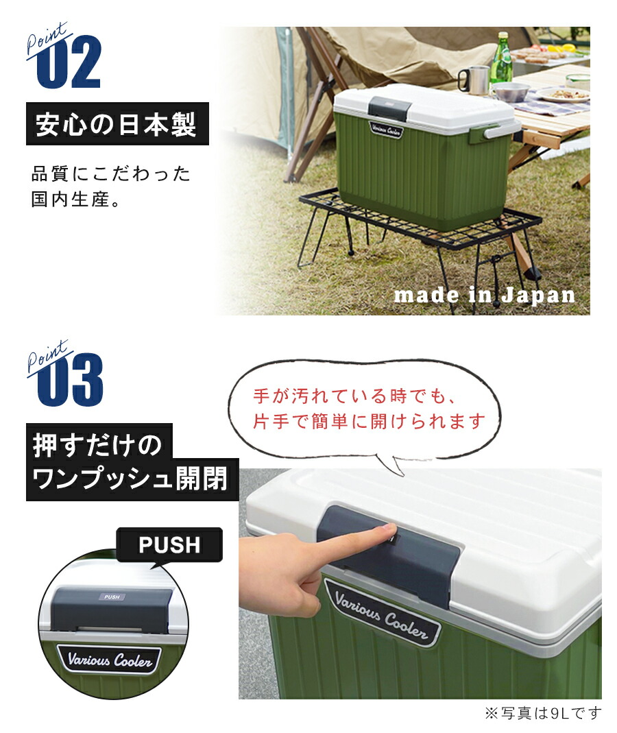 楽天市場】【送料無料】クーラーボックス ベリアス クーラー 17L 幅