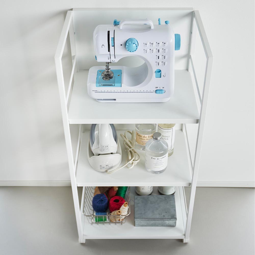 楽天市場】目隠しワゴン タワー L 山崎実業 tower ホワイト ブラック