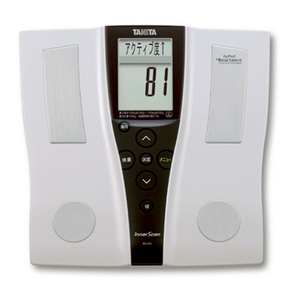 楽天市場】タニタ 体組成計 体組成計 インナースキャン シルバー BC