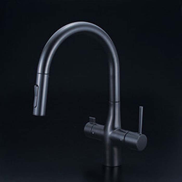 KVK ビルトイン浄水器用シングルシャワー付混合栓(eレバー)マット