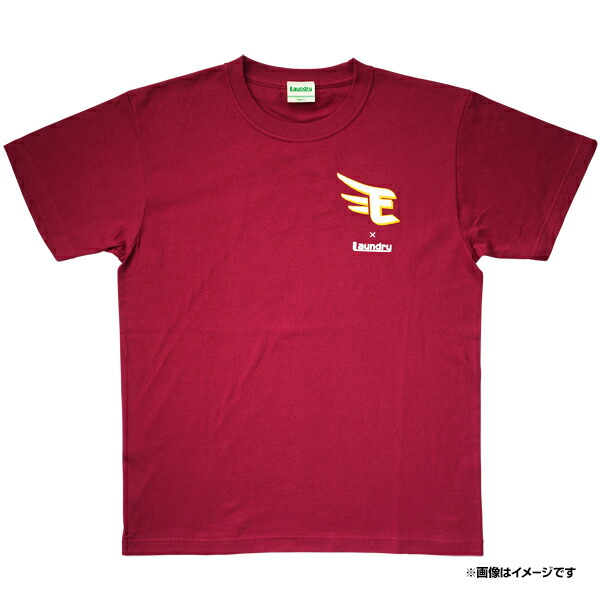 楽天市場】【Laundry×楽天イーグルス】クラッチTシャツ［バーガンディ