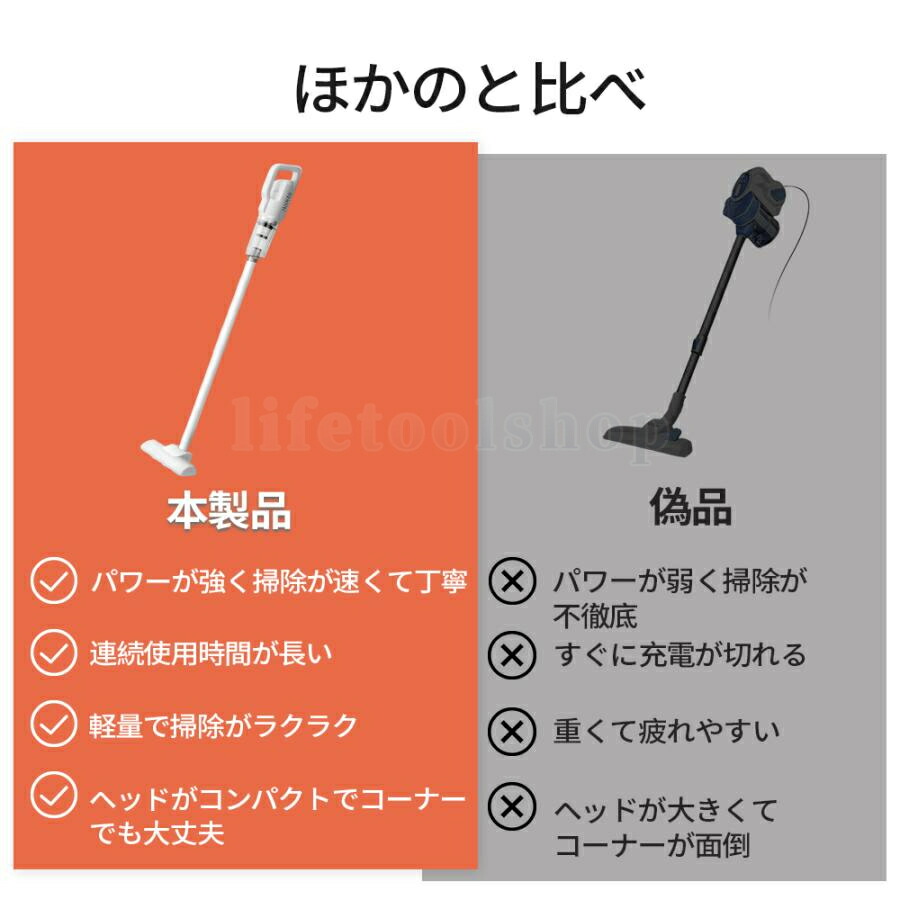 楽天市場】【楽天スーパーSALE 半額！】掃除機 コードレス 軽い 0.4kg