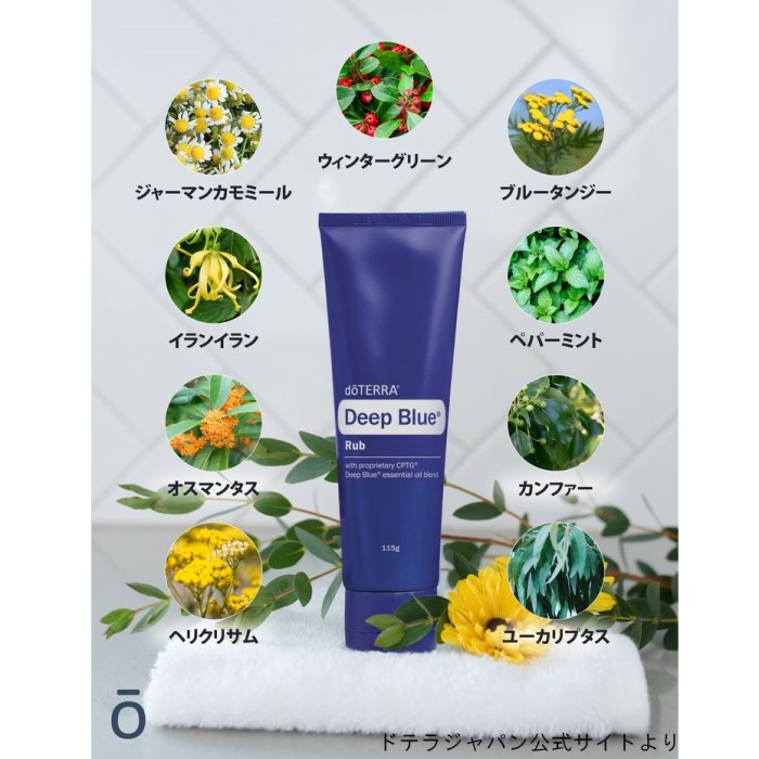 楽天市場】＼クーポン進呈中／ 120ml 大 ドテラ ディープブルーラブ