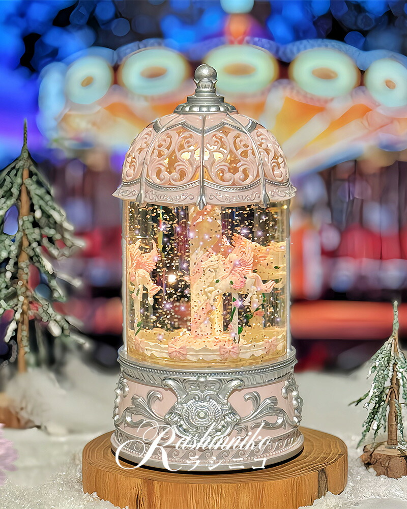 楽天市場】＼当日出荷／オルゴール メリーゴーラウンド カルーセル