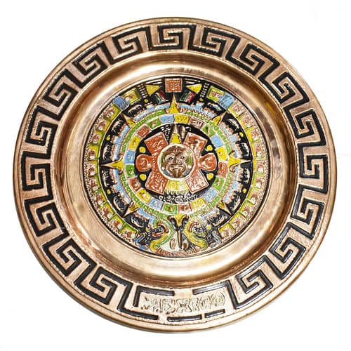 楽天市場】【一点物】アステカ文明 カレンダー コッパー（銅製）壁掛け