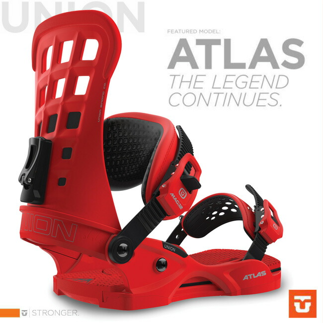 楽天市場】15-16 NEWモデル UNION BINDING ATLAS アトラス カラー RED