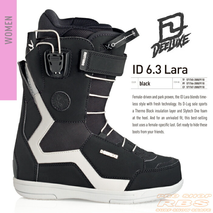 楽天市場】17-18 NEWモデル DEELUXE ID LARA アイディー ララ BLACK