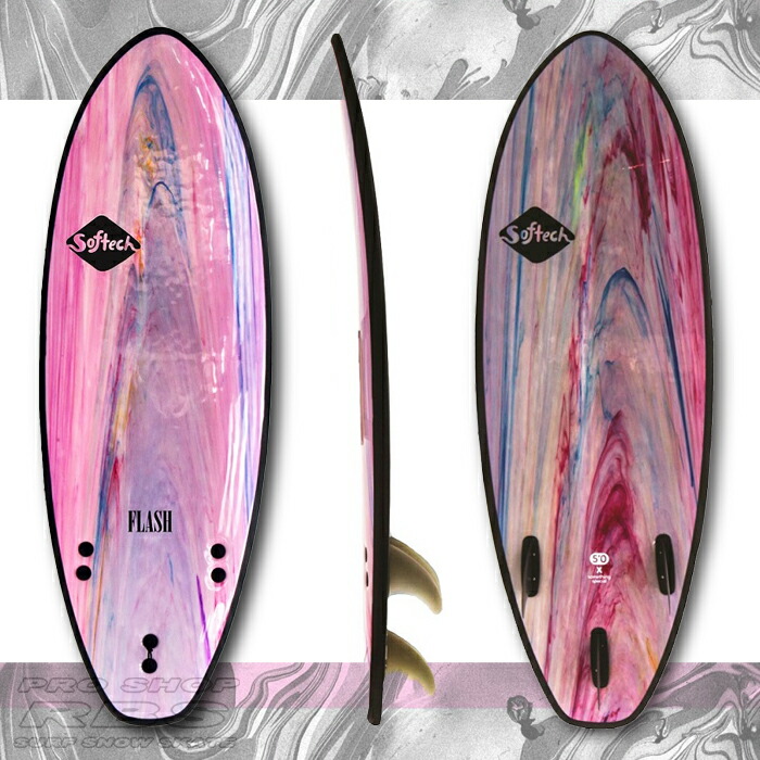 楽天市場】SOFTECH ソフテック サーフボード FLASH 5'0