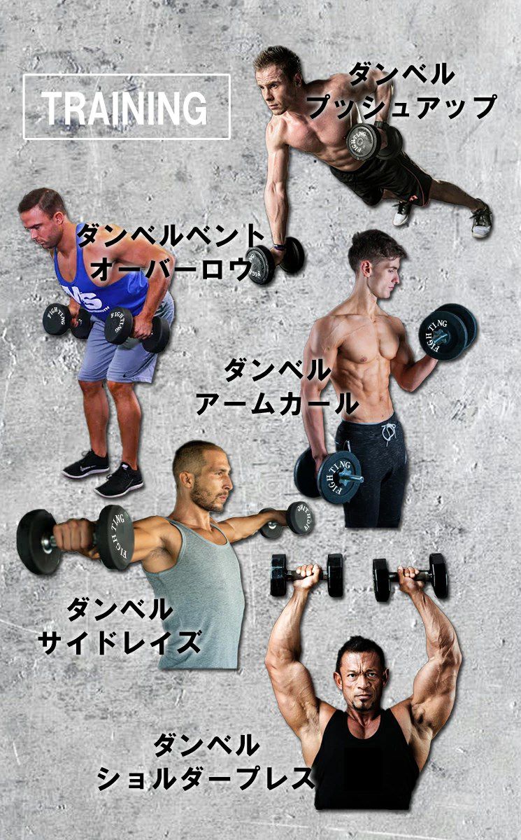 ダンベル 2つセット ファイティングロード 楽天市場】【公式販売店