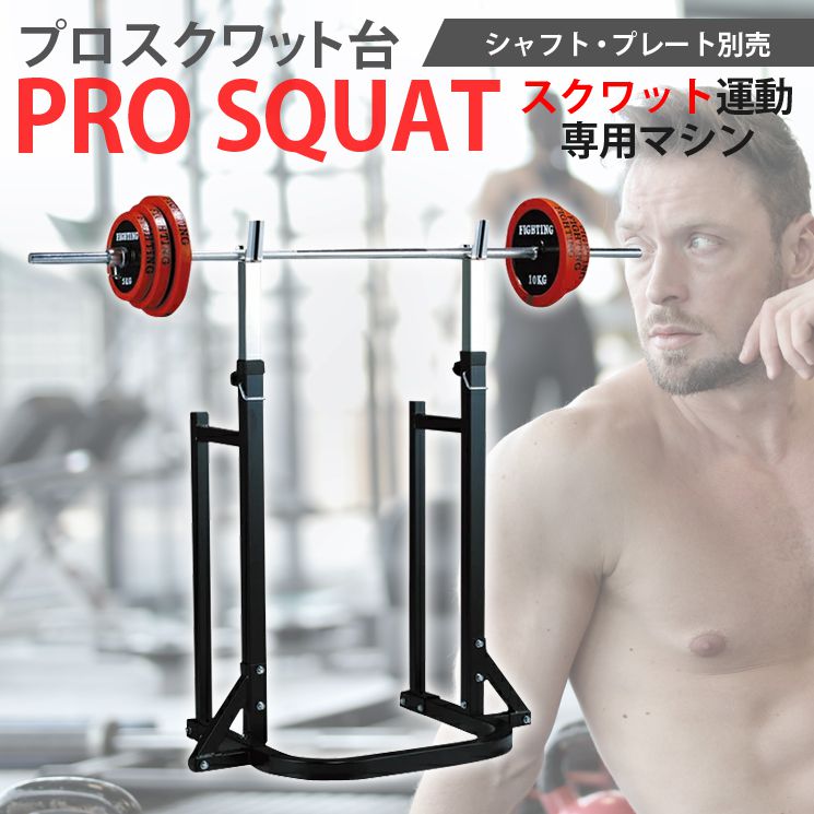 楽天市場】ファイティングロード プロスクワット台 バーベルスタンド