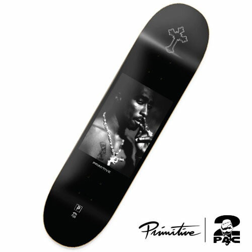 楽天市場】PRIMITIVE × TUPAC II Platinum Deck 2PAC スケートボード