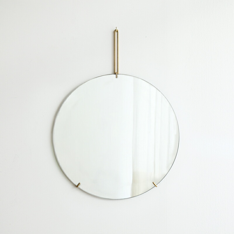 楽天市場】MOEBE ウォールミラー 直径 50cm ブラス 鏡 壁掛け ムーベ