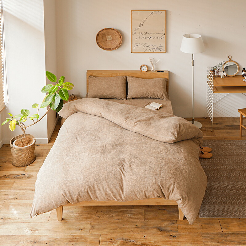 楽天市場】寝具カバーセット AIRY PILE セミダブル 2人用 4点セット 綿