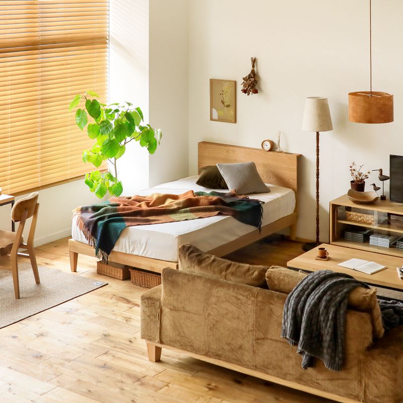 楽天市場】ベッド folk／NA シングルサイズ フレームのみ ナチュラル