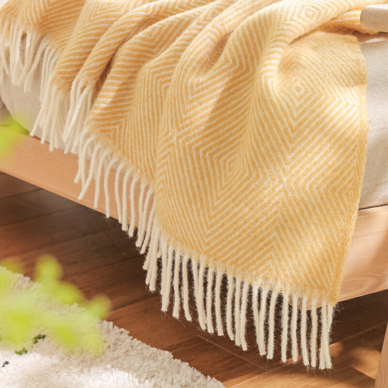 楽天市場】ウールブランケット Silkeborg ダナーヤ グース アイズ