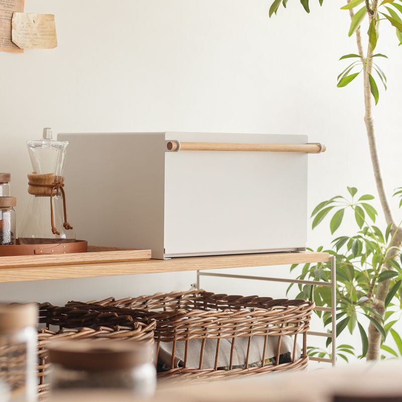 楽天市場】ブレッドケース tosca パンケース 収納 ボックス ホワイト