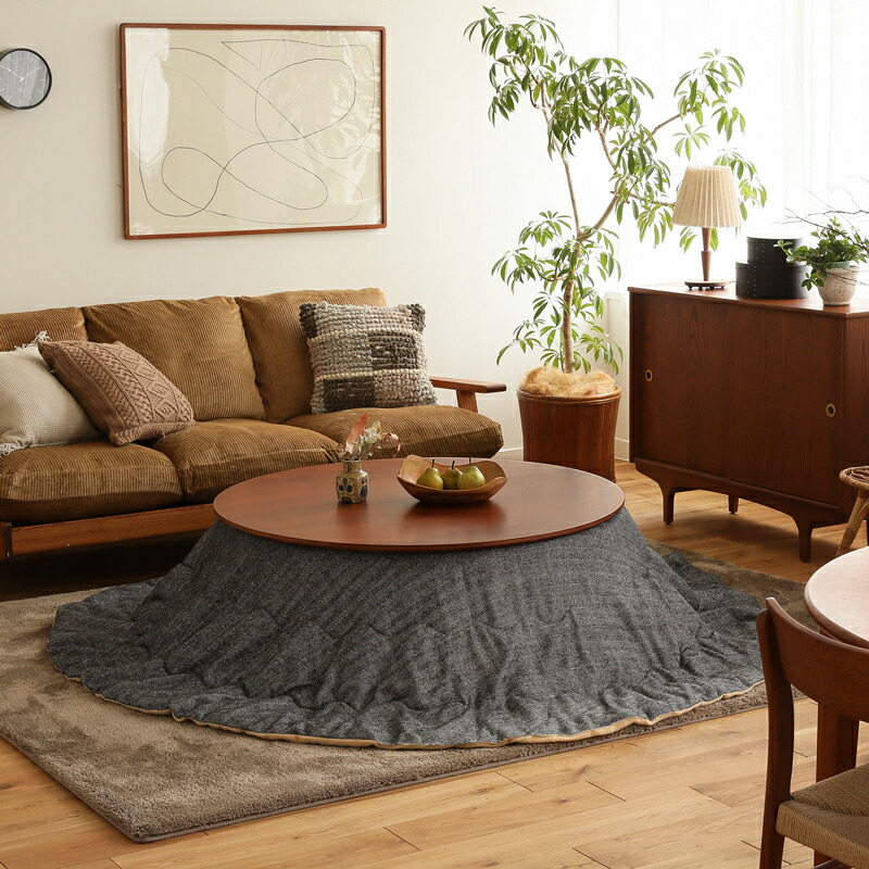 楽天市場】こたつ布団 こたつ 円形タイプ 200×200cm Twill