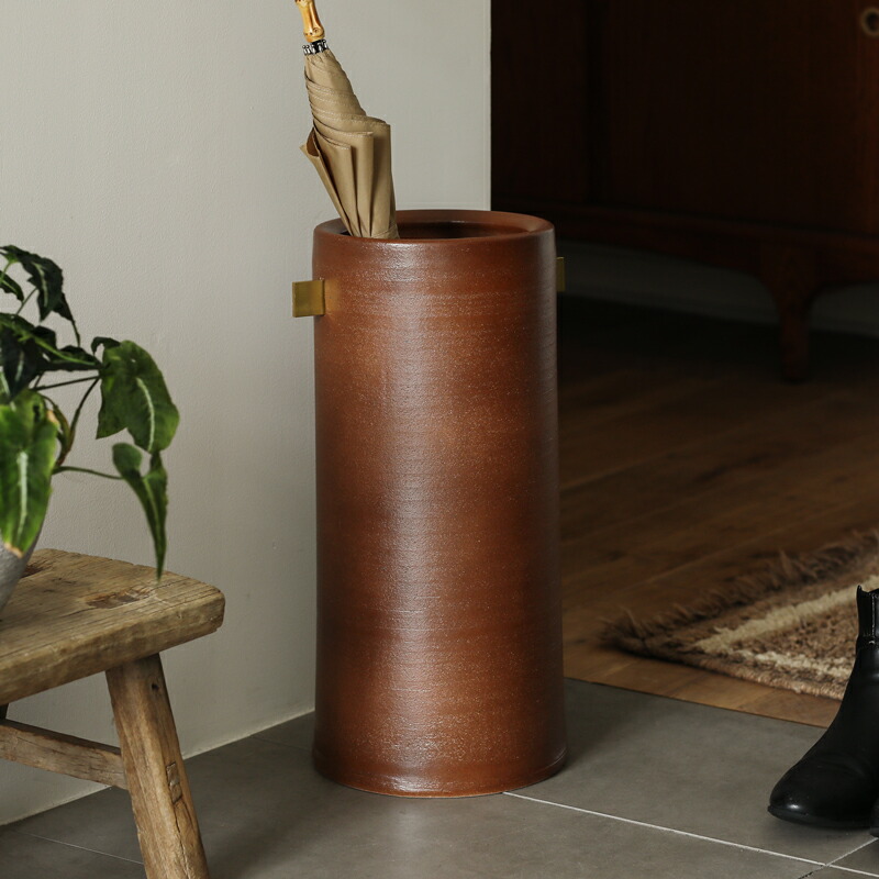 楽天市場】傘立て HIJICA TEOKE STAND 玄関 収納 H45cm 信楽焼 陶器