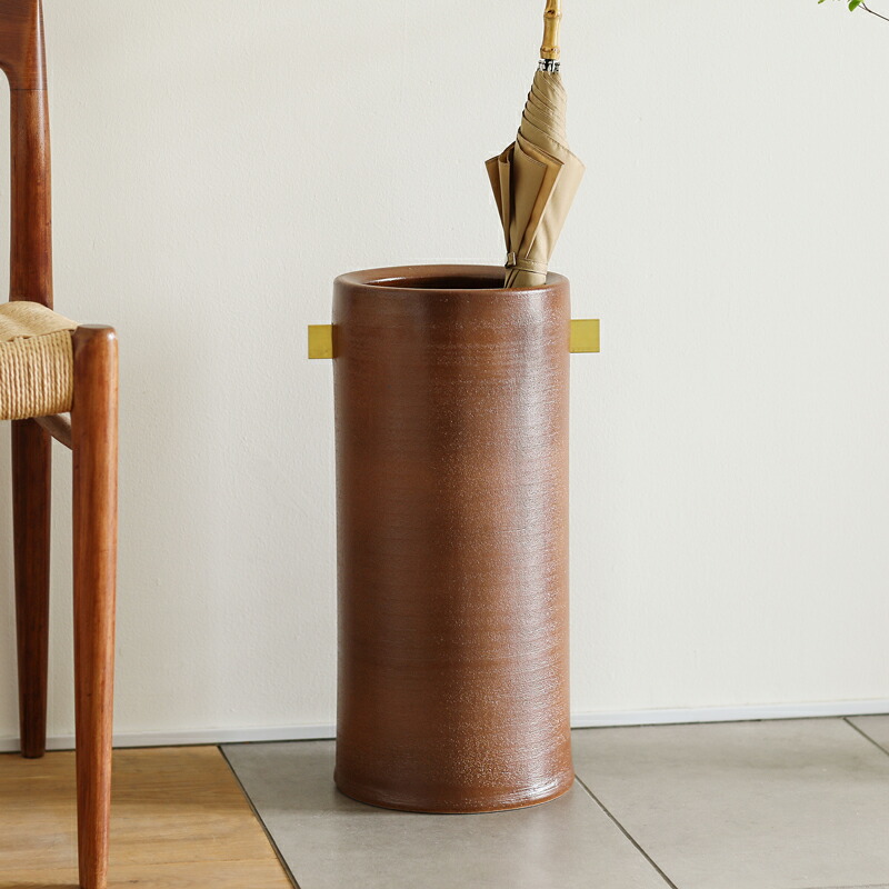 楽天市場】傘立て HIJICA TEOKE STAND 玄関 収納 H45cm 信楽焼 陶器