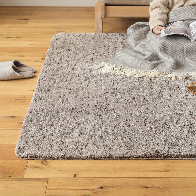 楽天市場】ラグ ラグマット LUCE 140×200 シャギーラグ 絨毯