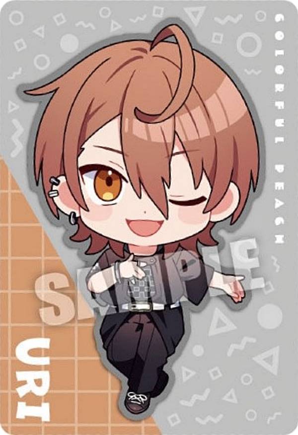 楽天市場】【No.19 うり (デフォルメイラストカード) 】カラフルピーチ