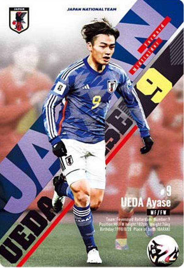 楽天市場】【1-22 上田綺世 (ノーマル) 】ツインウエハース サッカー