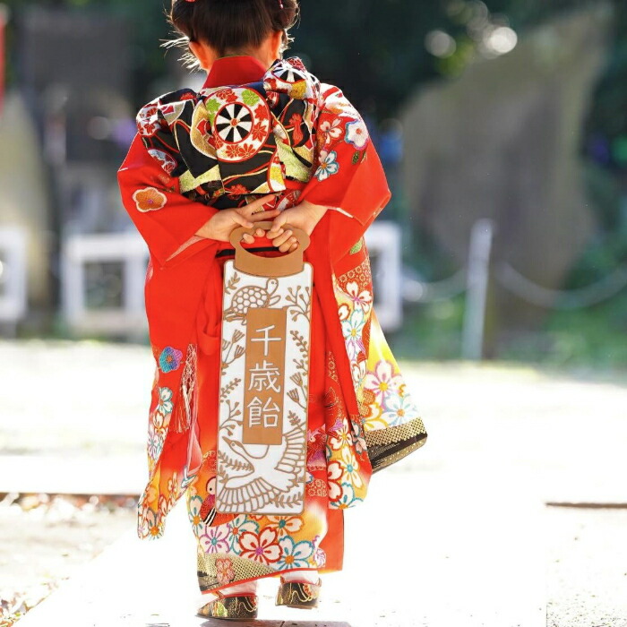 楽天市場】木製*千歳飴袋風プレート*Premium color 七五三 753 撮影