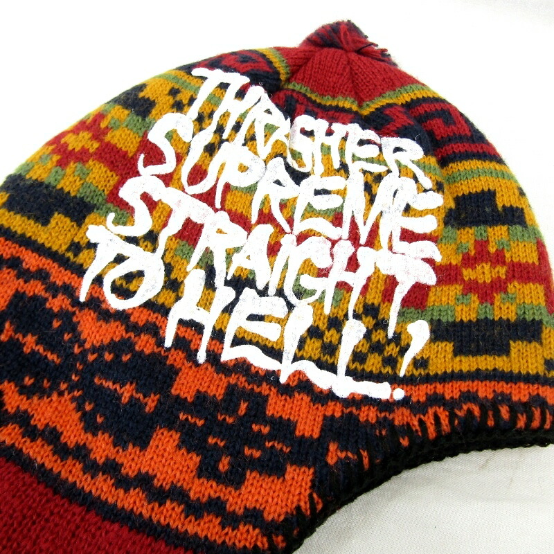 楽天市場】【中古】未使用 Supreme x THRASHER シュプリーム ニット