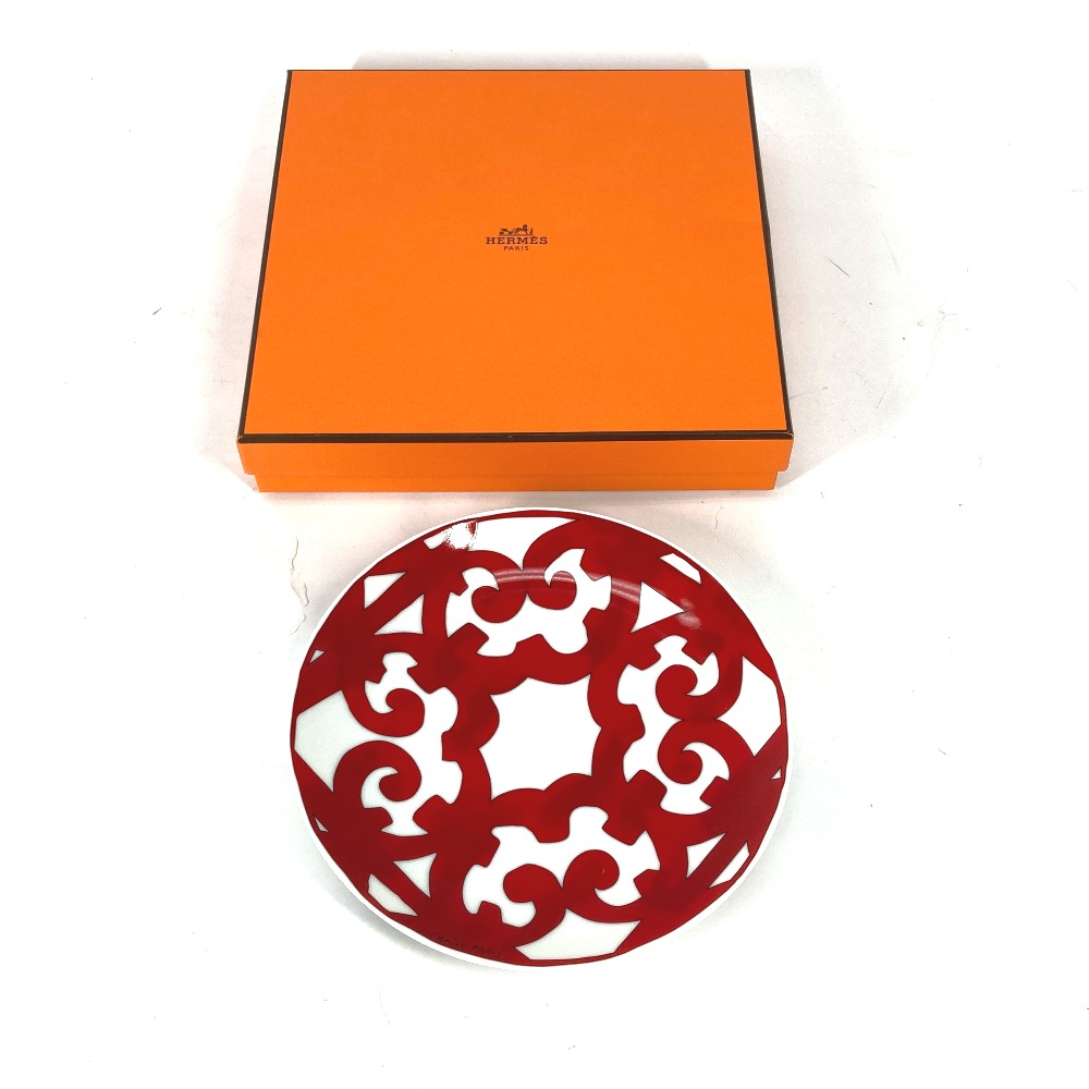 楽天市場】HERMES エルメス 17cm 皿 ガダルキヴィール No3 パン