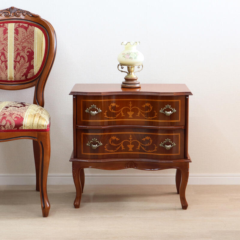 楽天市場】TAROCCO VACCARI ナイトチェストイタリア家具 ブラウン