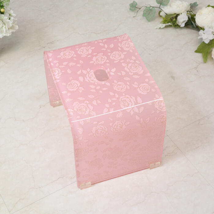 楽天市場】バスチェア スウィートピンクローズバラ ローズ エレガント