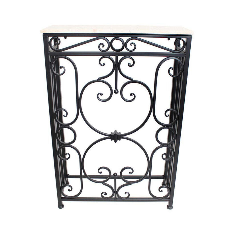 楽天市場】Iron Smith 天板大理石 コンソール Sサイズアイアン