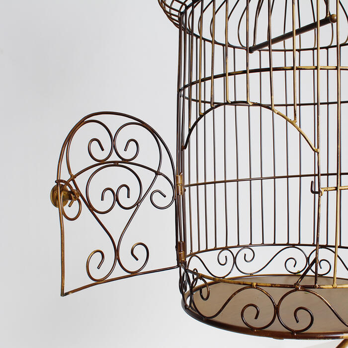 楽天市場】ポイント10倍SALEアンティークバードケージ スタンドセット