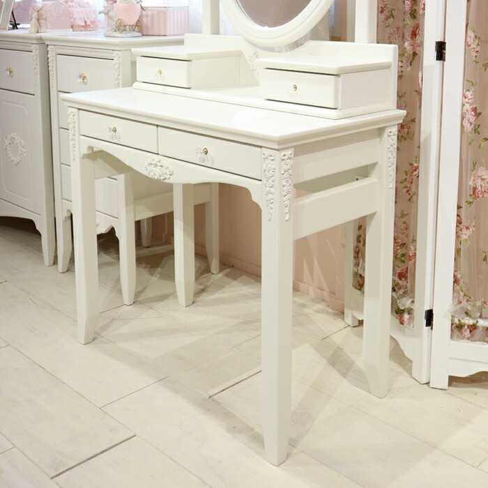 楽天市場】Celesta チェレスタ ドレッサー2点セット（鏡＋デスク