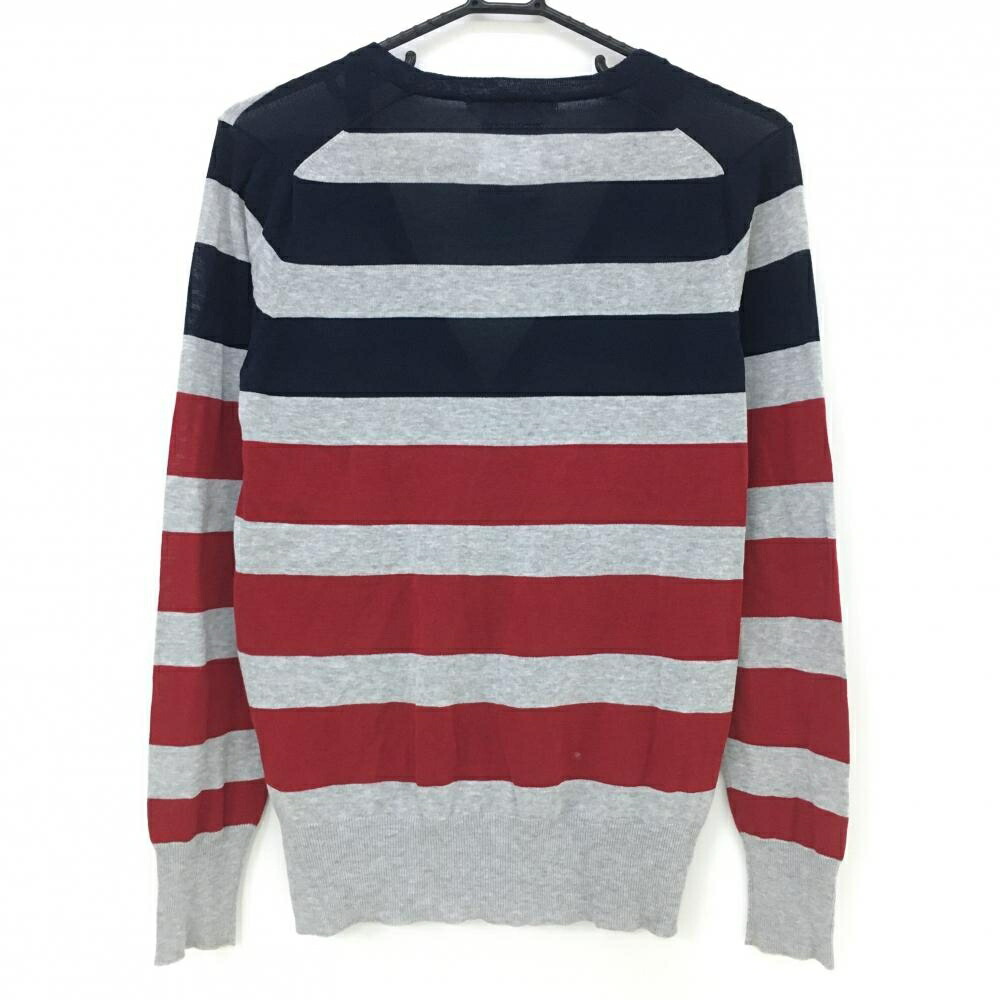 楽天市場】【美品】マークアンドロナ カーディガン ネイビー×グレー