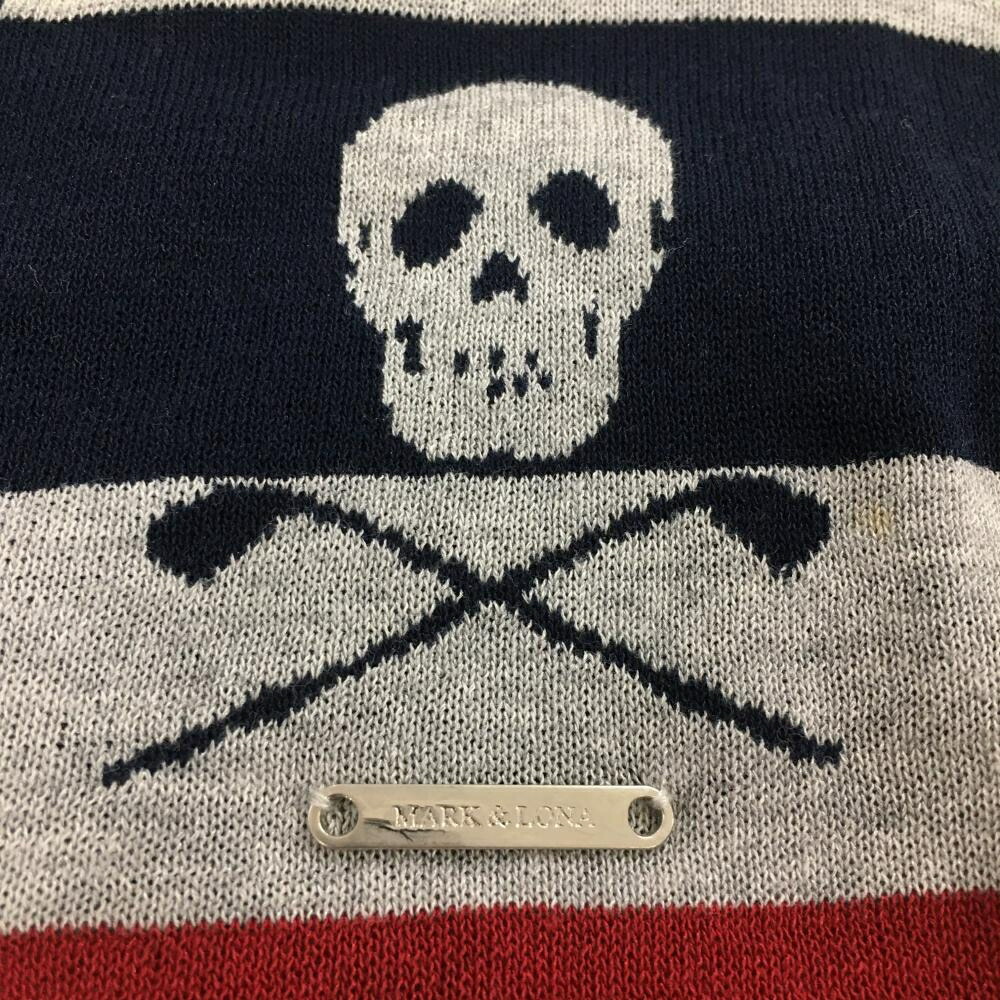 楽天市場】【美品】マークアンドロナ カーディガン ネイビー×グレー