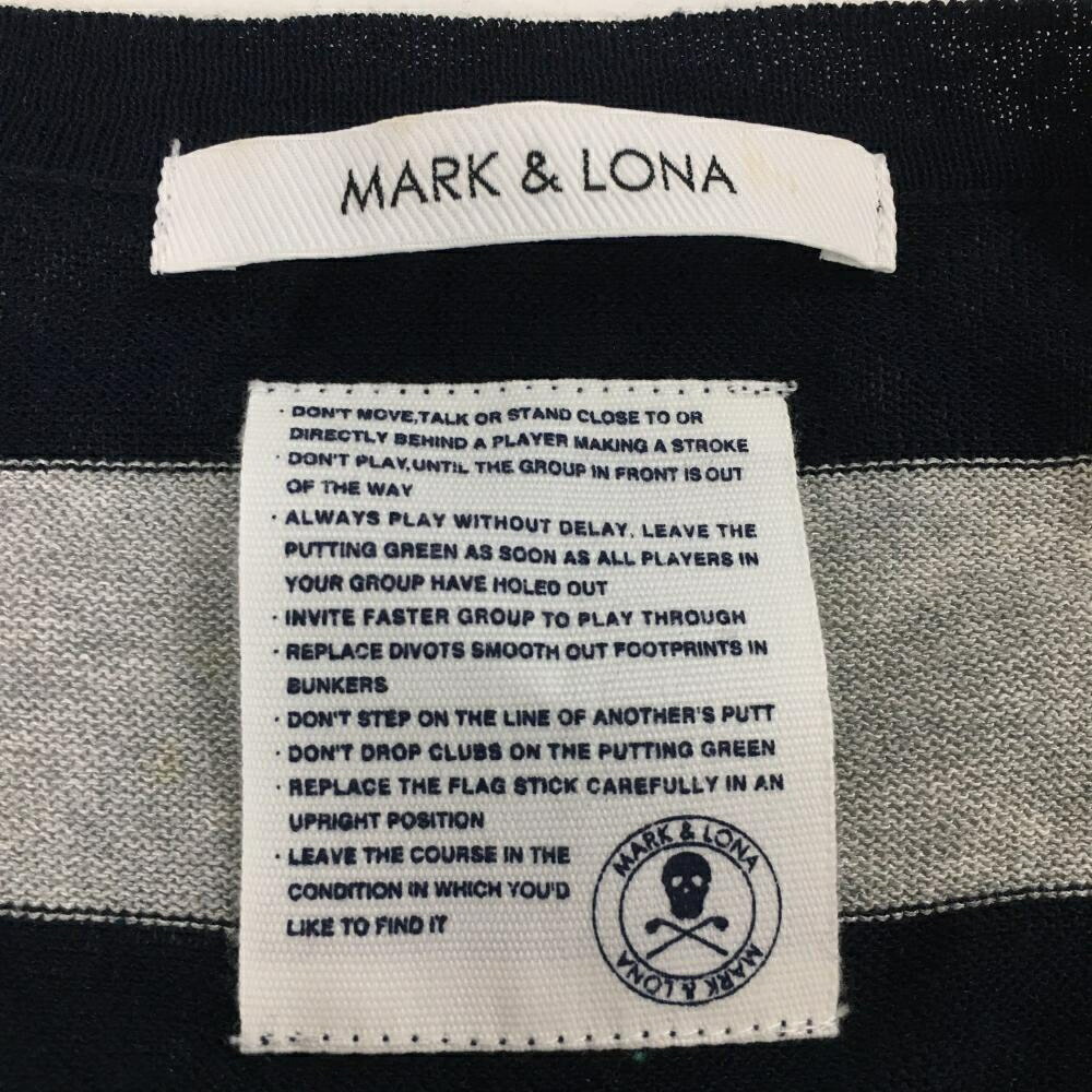 楽天市場】【美品】マークアンドロナ カーディガン ネイビー×グレー