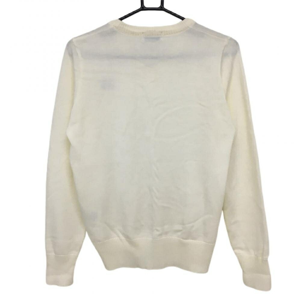 楽天市場】【美品】ヨネックス セーター 白 ニット Vネック ダイヤ柄