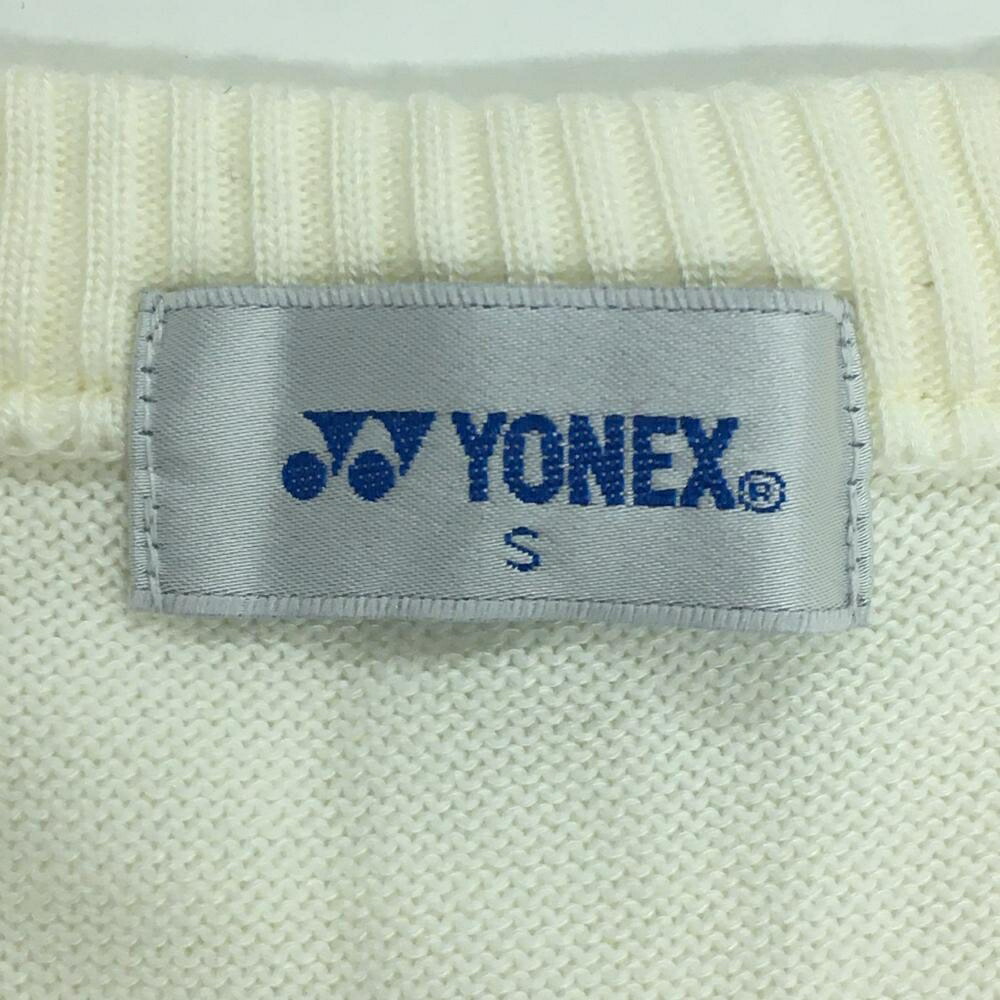 楽天市場】【美品】ヨネックス セーター 白 ニット Vネック ダイヤ柄
