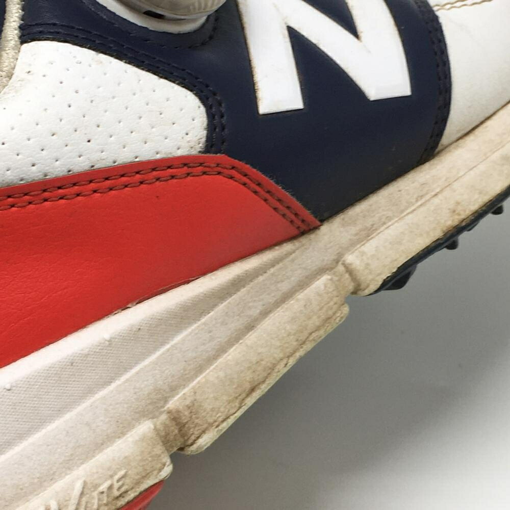 楽天市場】ニューバランス ゴルフシューズ 白×ネイビー BOA スパイク