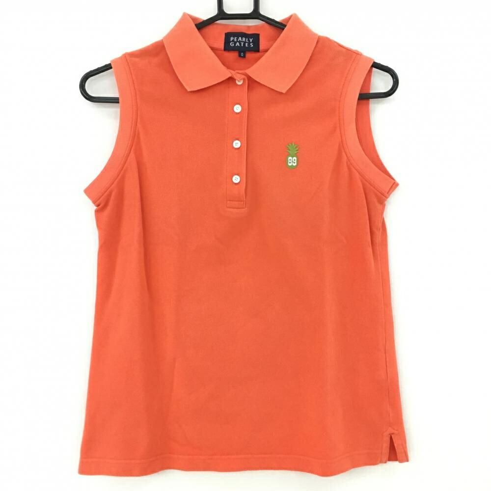 楽天市場】パーリーゲイツ ノースリーブポロシャツ オレンジ