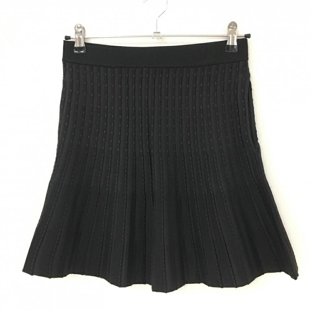 楽天市場】【超美品】マスターバニー ニットスカート 黒 プリーツ風