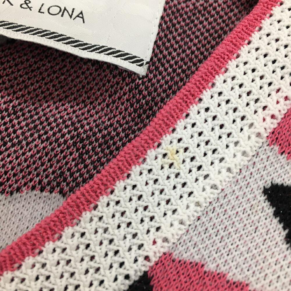 楽天市場】マークアンドロナ セーター ピンク×白 迷彩 カモフラ 透かし