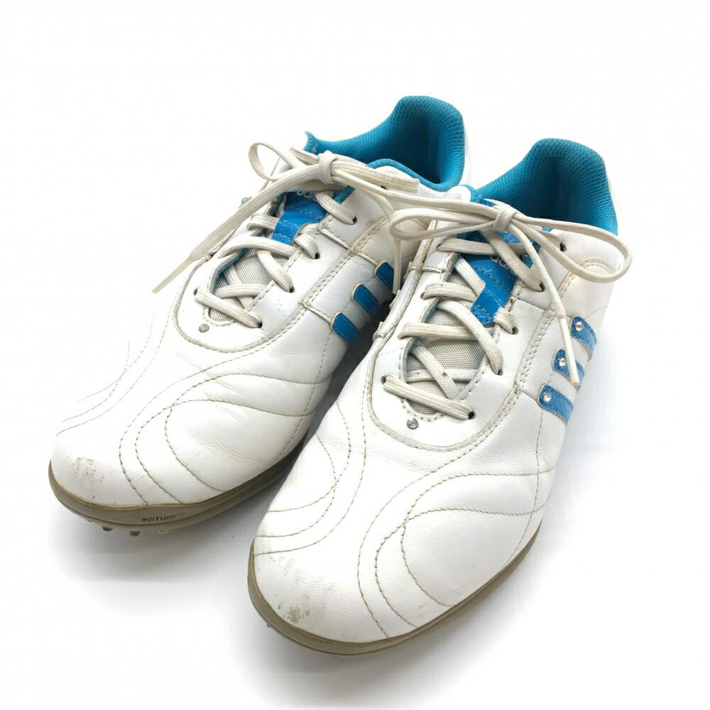 楽天市場】アディダス ゴルフシューズ 白×ライトブルー 676141
