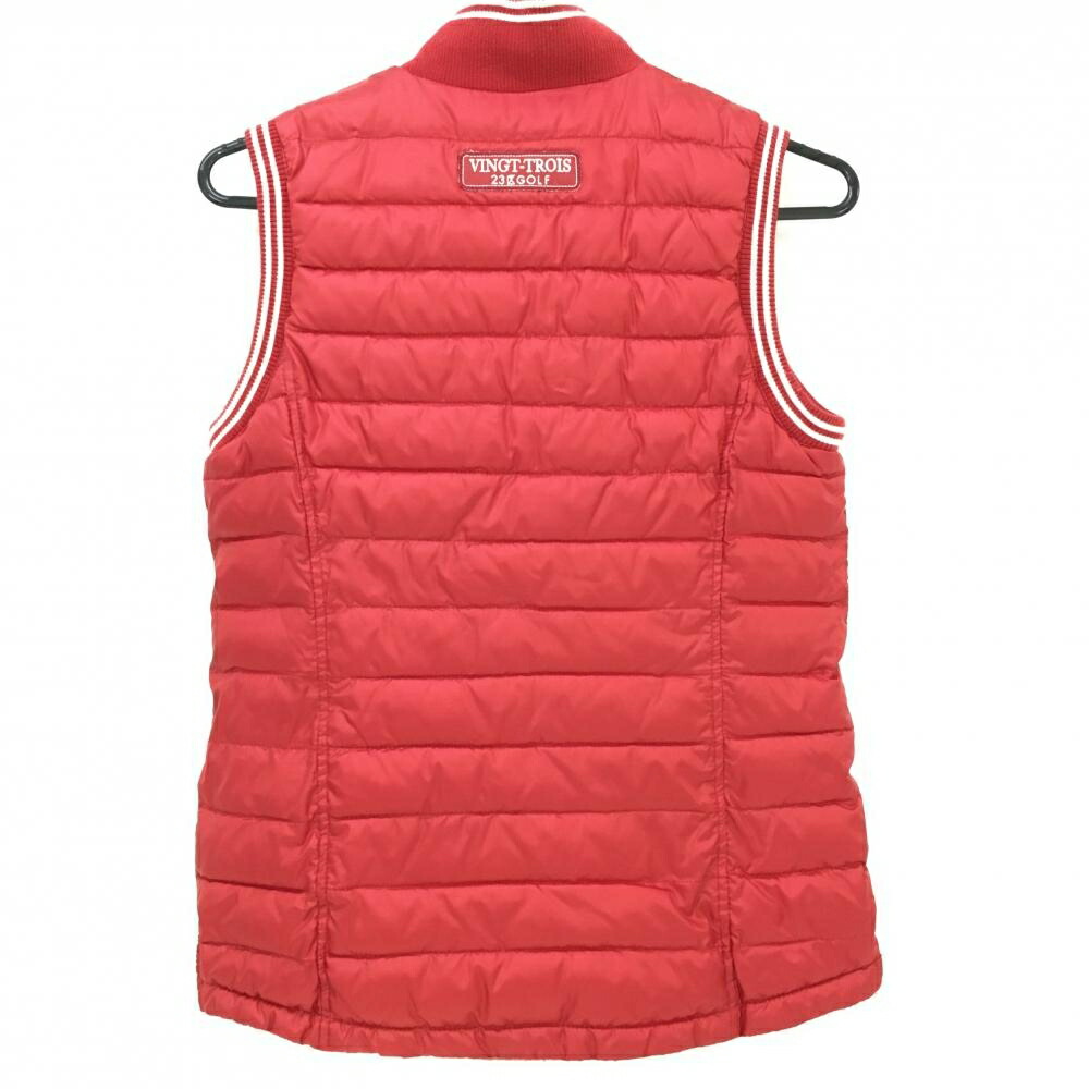 楽天市場】【美品】23区ゴルフ 中綿リバーシブルベスト レッド×白