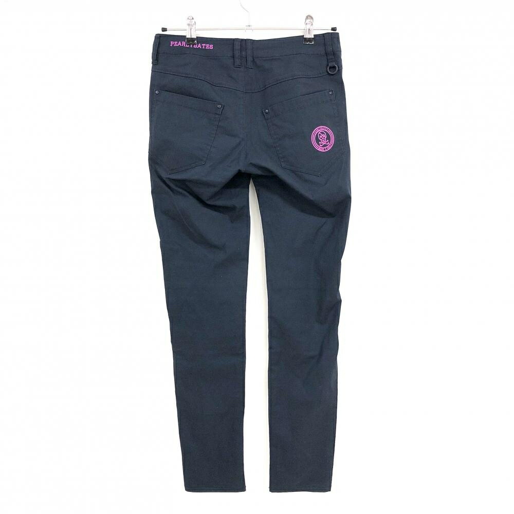 楽天市場】パーリーゲイツ パンツ ネイビー ロゴピンク ストレッチ